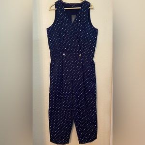 TOMMY HILFIGER Geo Print Navy Jumpsuit